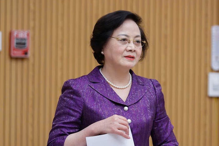Bộ trưởng Nội vụ Phạm Thị Thanh Trà.