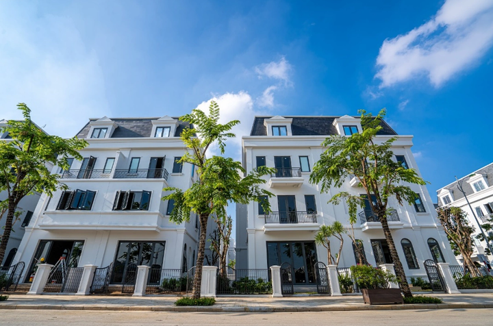 Một góc dự án Solasta Mansion - khu đô thị bán khép kín (semi compound) tại phía Tây Hà Nội.