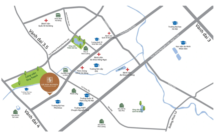 Liên kết vùng giàu tiềm năng của Solasta Mansion.