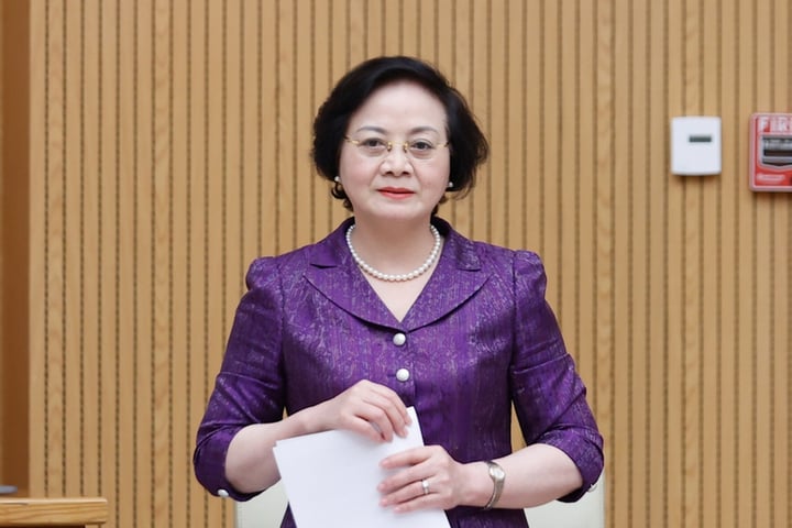 Bộ trưởng Nội vụ Phạm Thị Thanh Trà. (Ảnh: VGP)