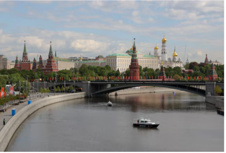 Toàn cảnh điện Kremlin nhìn từ xa. (Ảnh: Reuters)