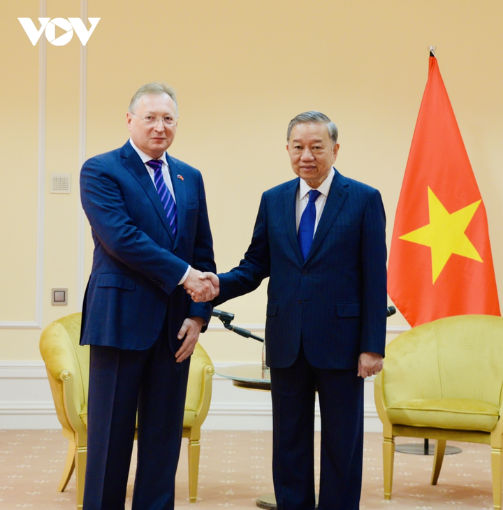 Tổng Bí thư Tô Lâm tiếp Tổng Giám đốc Công ty Cổ phần Zarubezhneft