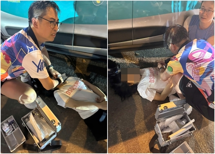 Bác sĩ cứu cô gái gặp nạn giữa đường và dòng chữ sau xe khiến ai cũng nghẹn ngào