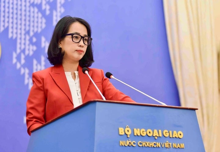 Người Phát ngôn Bộ Ngoại giao Việt Nam Phạm Thu Hằng.