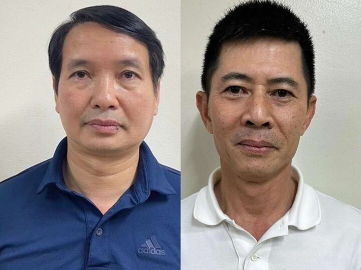 Bị can Phạm Thái Hà và cựu Chủ tịch Tập đoàn Thuận An Nguyễn Duy Hưng.