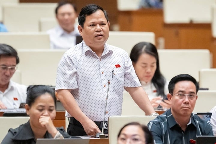 Đại biểu Nguyễn Duy Thanh. (Ảnh: Media Quốc hội).