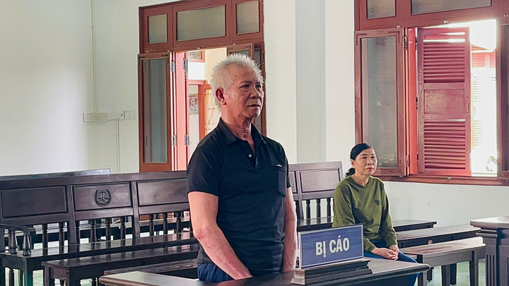Trần Đức Hùng tại tòa.