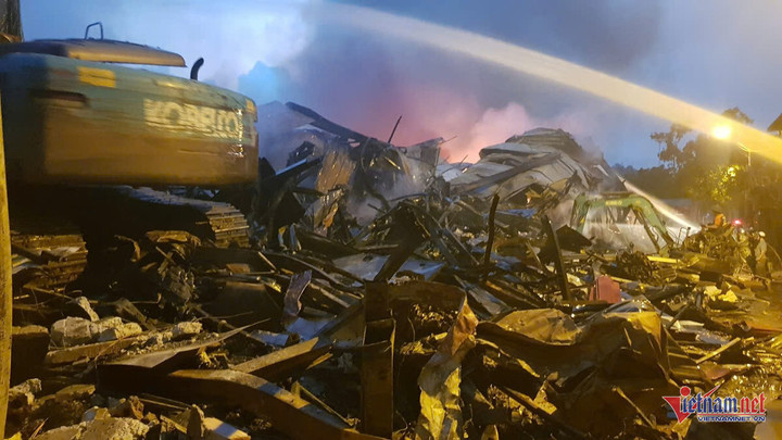 Hiện trường vụ hỏa hoạn.