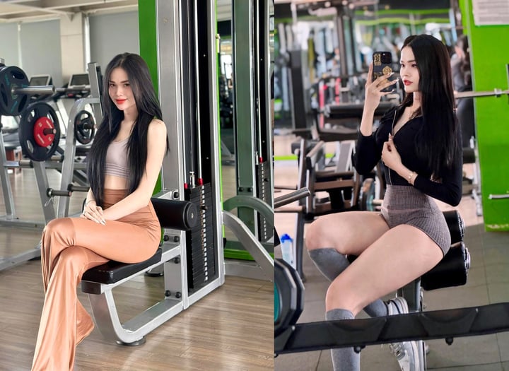 Tâm Như sở hữu thân hình săn chắc, gợi cảm vì là một HLV thể hình.