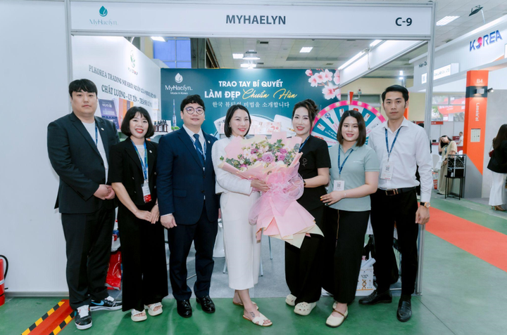Gian hàng MyHaelyn tại Triển lãm Quốc tế Beautycare Expo 2025.
