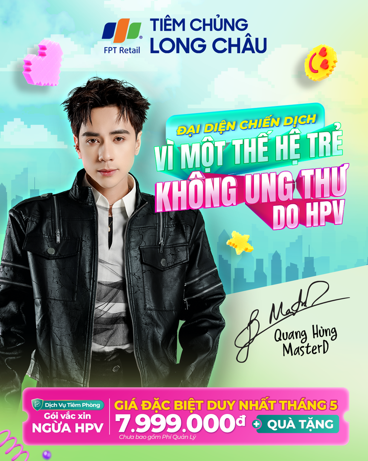 Chiến dịch “Vì một thế hệ trẻ không ung thư do HPV” được Tiêm chủng Long Châu phát động với nhiều kiến thức bổ ích và ưu đãi hấp dẫn.
