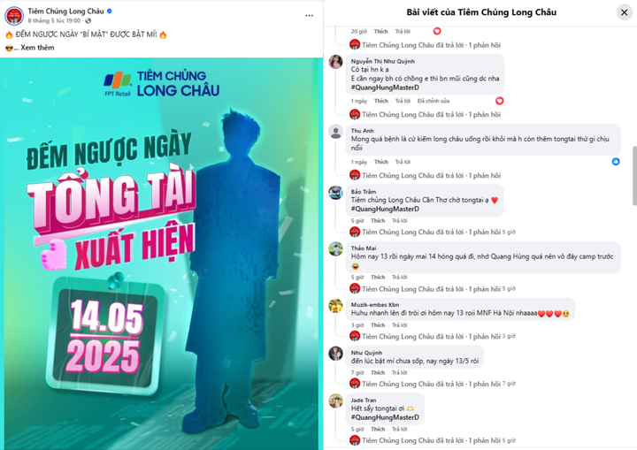 Cộng đồng mạng tỏ ra thích thú trước những “hint” hợp tác giữa Tiêm chủng Long Châu và Quang Hùng MasterD.