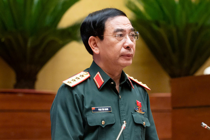 Đại tướng Phan Văn Giang, Bộ trưởng Quốc phòng. (Ảnh: quochoi.vn)