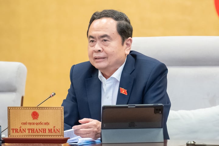 Chủ tịch Quốc hội Trần Thanh Mẫn. (Ảnh: quochoi.vn)