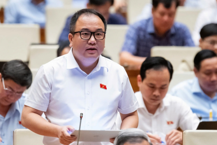 Đại biểu Phạm Trọng Nghĩa (Đoàn Lạng Sơn). (Ảnh: Media Quốc hội)