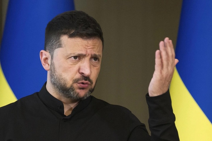 Tổng thống Ukraine Volodymyr Zelensk. (Ảnh: EPA)