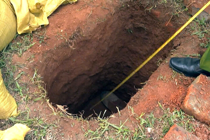 Vị trí các đối tượng đào để tìm cổ vật. Ảnh: CACC