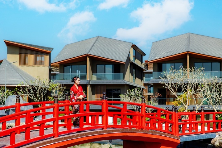 Cảnh quan, kiến trúc mang đậm phong cách Nhật Bản của The Miyabi.