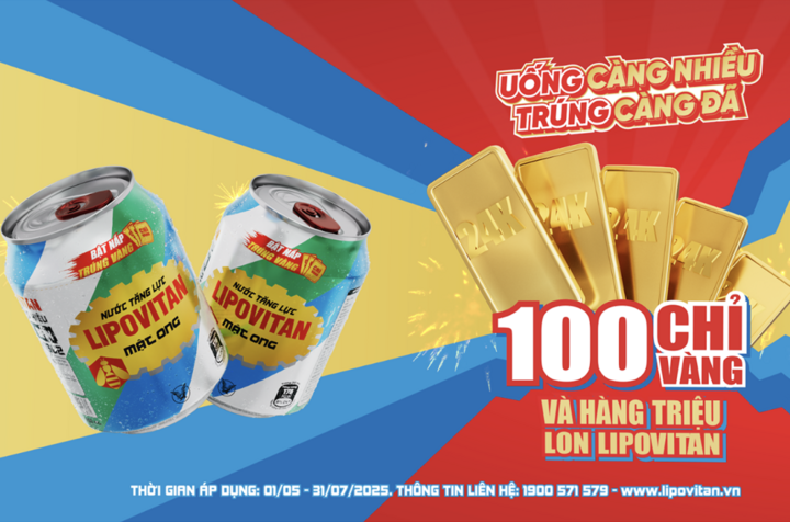 Sạc nhanh năng lượng, bùng nổ sức mạnh vàng cùng Lipovitan - 1