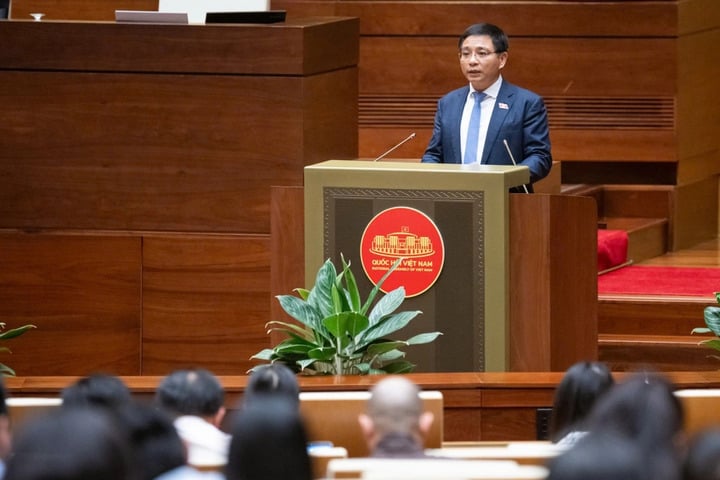 Bộ trưởng Bộ Tài chính Nguyễn Văn Thắng. (Ảnh: Media Quốc hội)