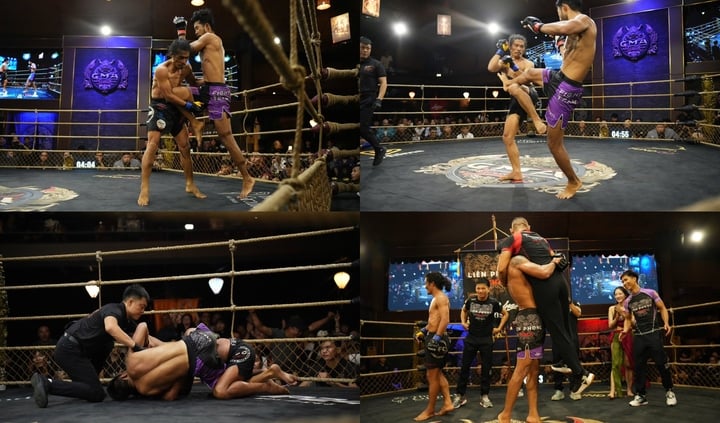 Trần Minh Nhựt đánh bại Trần Trọng Kim ở GMA 04 - Ảnh: Gods of Martial Arts