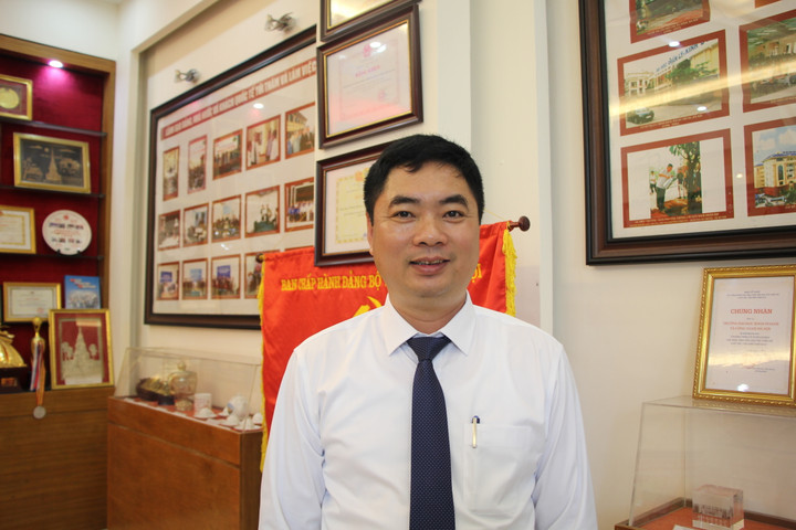 Doanh nhân Phạm Hoàng Anh, Cựu học viên Khóa 6, Giám đốc Công ty TNHH Hoàng Châu, Chủ tịch Câu lạc bộ HUBT.