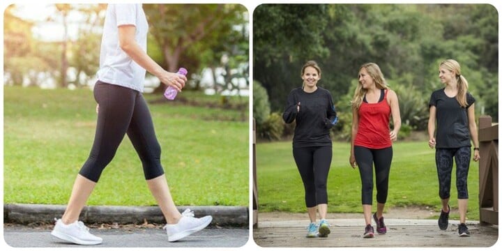 Đi bộ buổi sáng là thói quen tốt cho sức khoẻ.