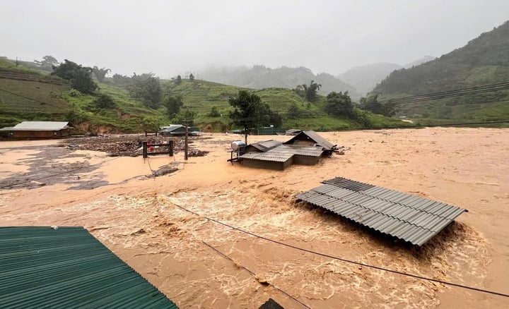 Miền Bắc sắp hứng thêm đợt mưa lớn diện rộng, nguy cơ xảy ra lũ trên thượng nguồn một số sông. (Ảnh minh hoạ)