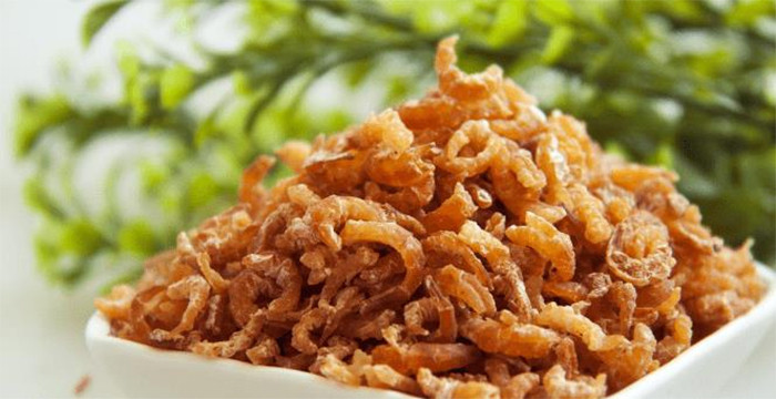 Tôm khô là thực phẩm không nên kết hợp với táo đỏ. (Ảnh: Sohu)