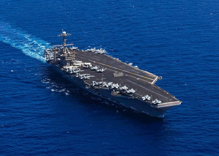 USS Harry S. Truman mất ba chiếc F/A-18 Super Hornet trong quá trình triển khai. (Ảnh: Mike Shen/Hải quân Mỹ)