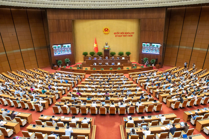 Kỳ họp thứ 9, Quốc hội khóa XV. (Ảnh: quochoi.vn)