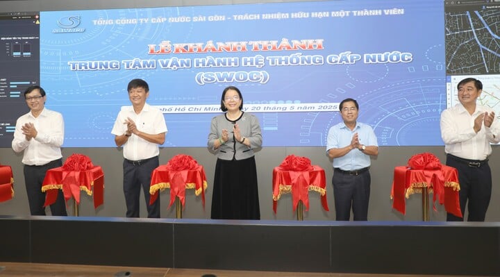 SAWACO chính thức khánh thành Trung tâm Vận hành hệ thống cấp nước (SWOC) và Trung tâm Dữ liệu (Data Center) - hai công trình then chốt trong hành trình chuyển đổi số.