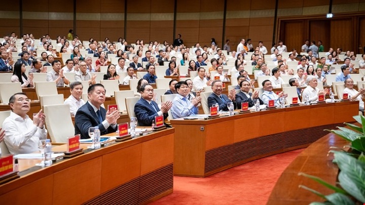 Các đại biểu tham gia kỳ họp. (Ảnh: Media Quốc hội).