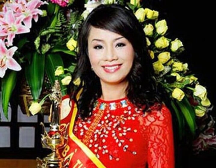 Hoa hậu Trương Thị Tuyết Nga bị bắt vì tội chiếm đoạt tài sản.