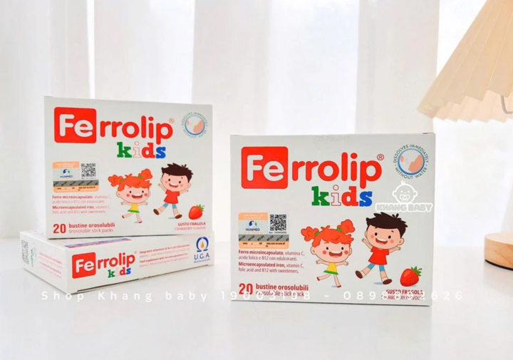 Giới thiệu dòng sắt bao vi nang Ferrolip Kids cho bé - 3