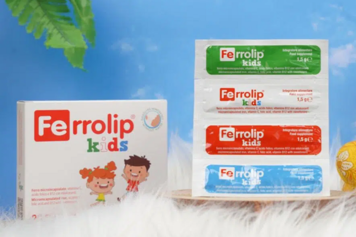 Ferrolip Kids - Sắt Bisglycinate nhập khẩu Italia.