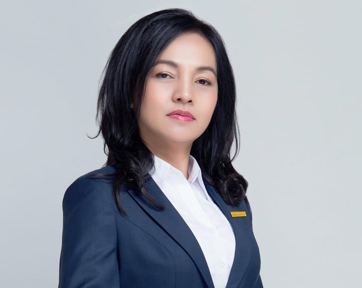 Bà Nguyễn Đức Thạch Diễm, Tổng giám đốc Ngân hàng Sacombank. (Ảnh: Đ.V)