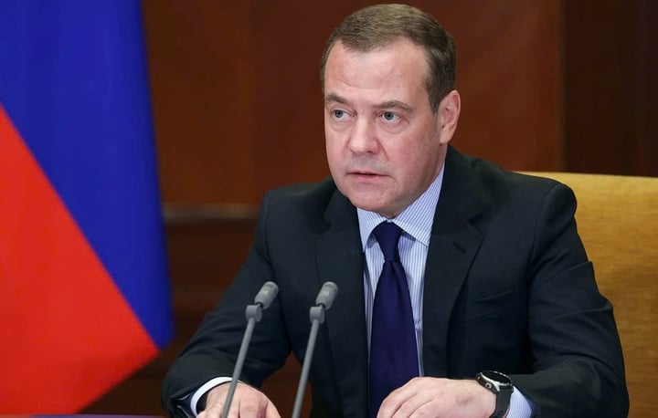 Phó Chủ tịch Hội đồng An ninh Nga Dmitry Medvedev. (Ảnh: TASS)