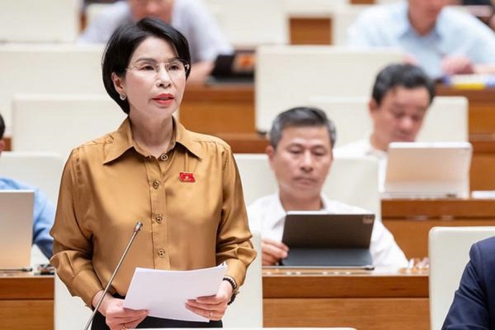 Đại biểu Trần Thị Nhị Hà. (Ảnh: Media Quốc hội)