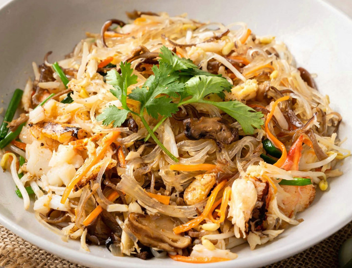 Miến xào cua là món ăn ngon nhưng chế biến khá cầu kỳ. (Ảnh: B.L)