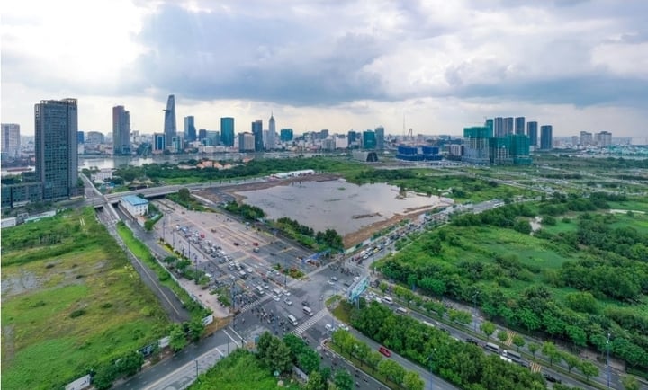 Nhiều khu đất vàng ở TP Thủ Đức, TP.HCM đã được xác định giá đất cũng như giá khởi điểm để đấu giá. (Ảnh: Đ.V)