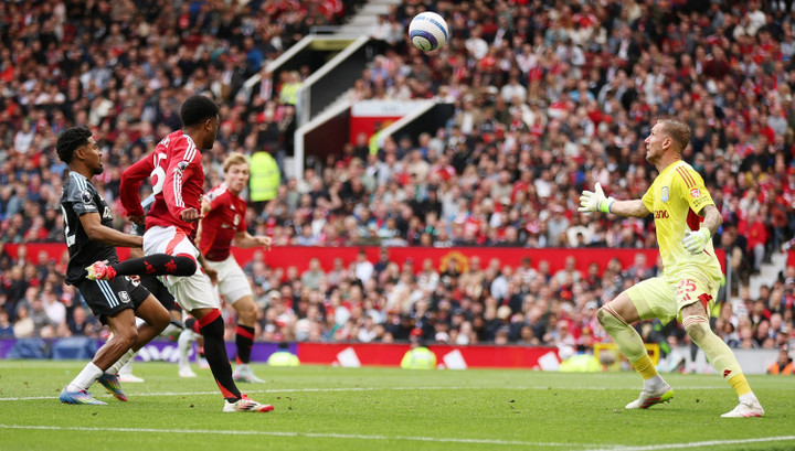 Diallo ghi bàn. (Ảnh: Reuters)