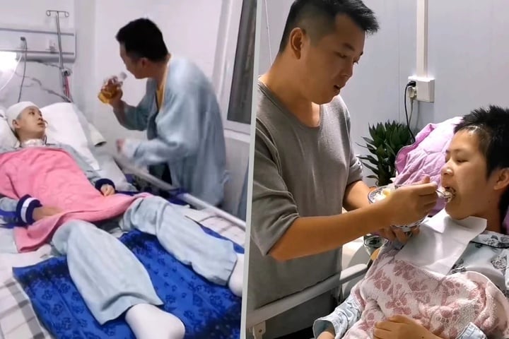 Deng hát, nhảy cho vợ mỗi ngày. (Ảnh: Douyin)
