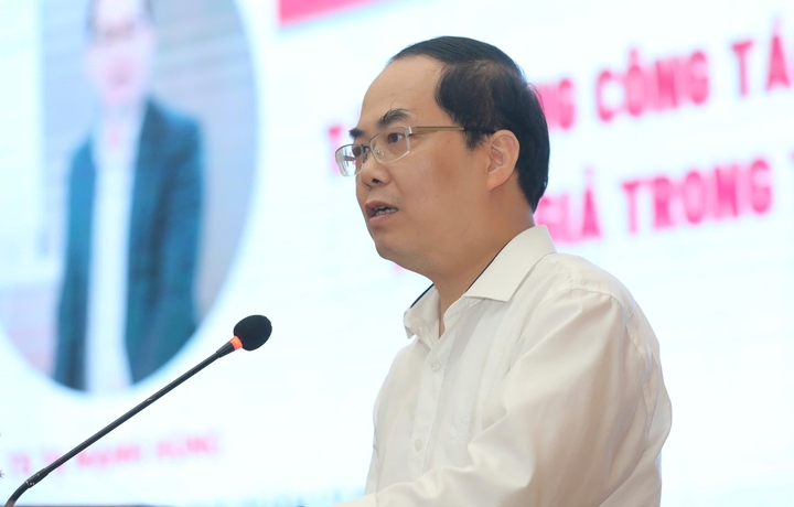 TS Tạ Mạnh Hùng, Phó Cục trưởng Cục Quản lý Dược. (Ảnh: Đại Việt)