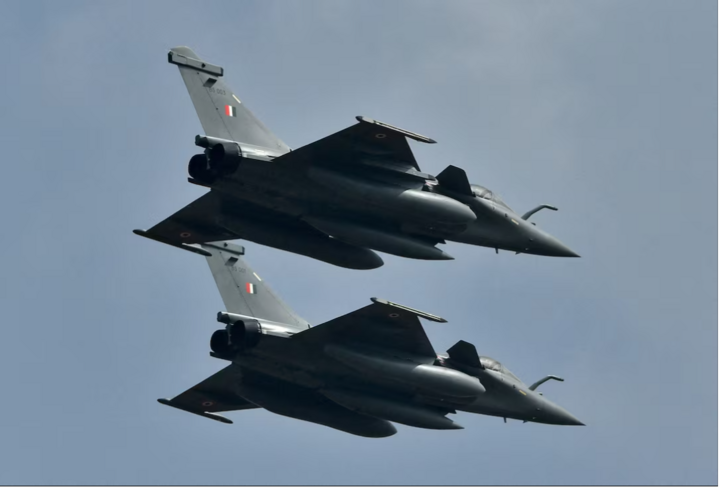 Máy bay chiến đấu Rafale của Không quân Ấn Độ tại triển lãm hàng không 
