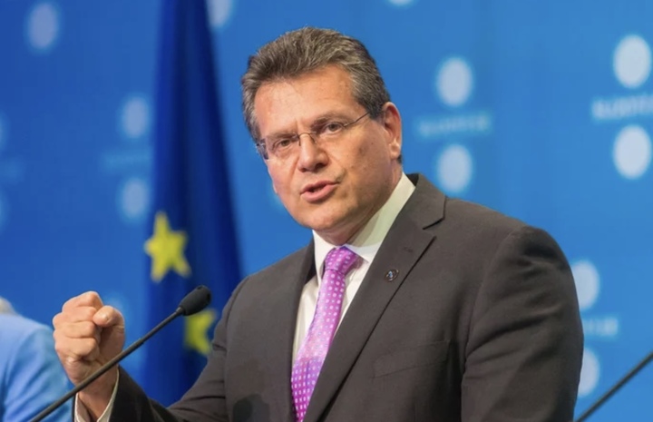 Ủy viên Thương mại của Liên minh châu Âu (EU) Maros Sefcovic. (Ảnh: Euro News)
