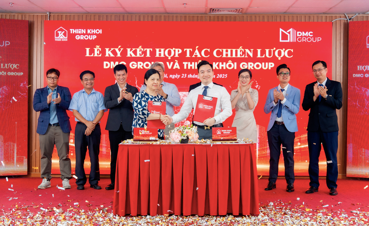 Thiên Khôi Group và DMC Group ký kết hợp tác chiến lược hướng tới số hóa hoạt động kinh doanh BĐS.