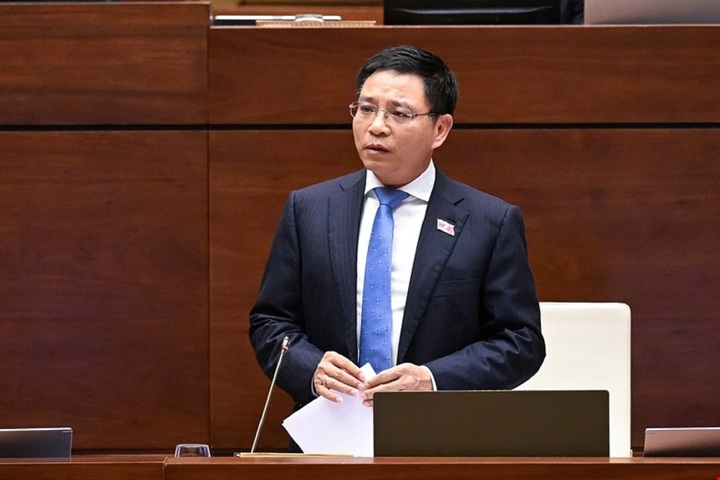 Bộ Trưởng Tài chính Nguyễn Văn Thắng. (Ảnh: Media Quốc hội)