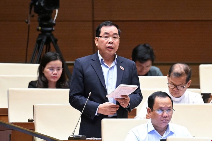 Đại biểu Nguyễn Quang Huân. (Ảnh: Media Quốc hội).