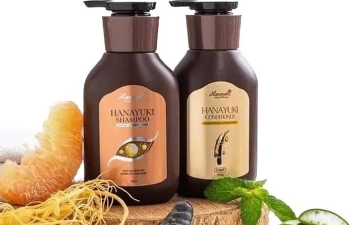 Dầu gội và dầu xả Hanayuki Conditioner.